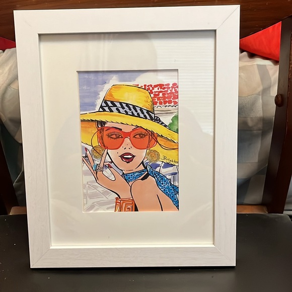 Brighton fashionista picture with frame. - Picture 2 of 4